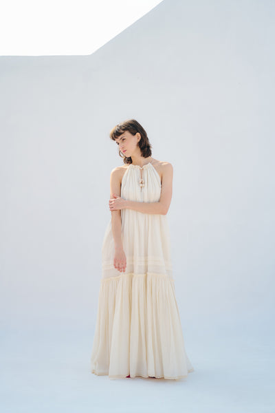 Ava Maxi Dress (Ecru) Itr by Khyati Pande Ava Maxi Dress (Ecru) Itr by Khyati Pande