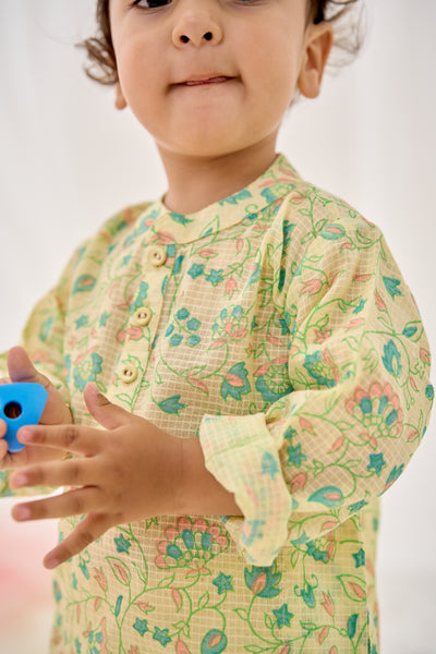 Buttermilk Dhoti Kurta