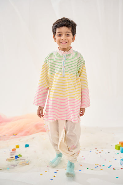 Marshmallow Dhoti Kurta