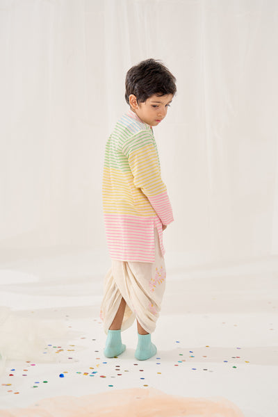 Marshmallow Dhoti Kurta