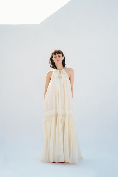 Ava Maxi Dress (Ecru)