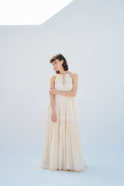 Ava Maxi Dress (Ecru)