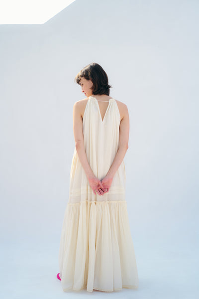 Ava Maxi Dress (Ecru)