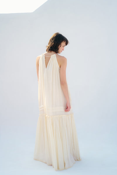 Ava Maxi Dress (Ecru)