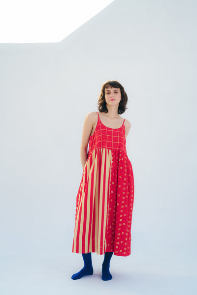 Alice Slip Dress (Red)