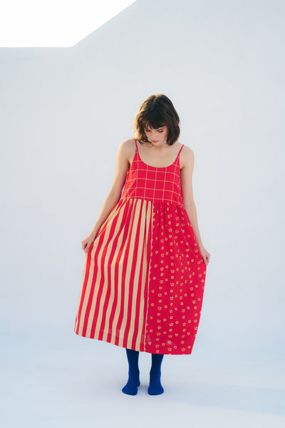 Alice Slip Dress (Red)