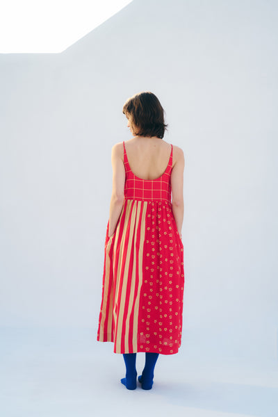 Alice Slip Dress (Red)