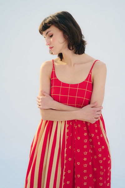 Alice Slip Dress (Red)