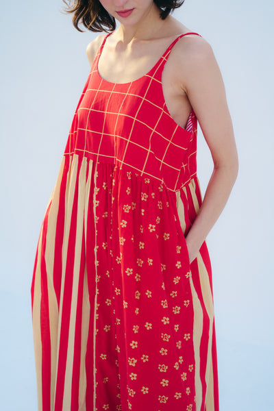 Alice Slip Dress (Red)