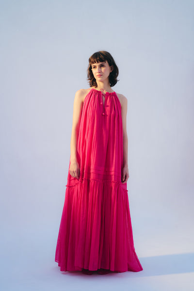 Ava Maxi Dress (Pink)