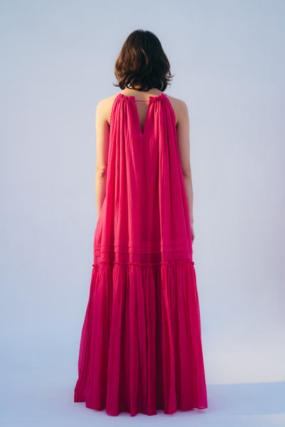 Ava Maxi Dress (Pink)