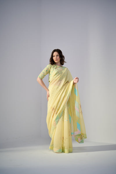 Marigold Sari Set