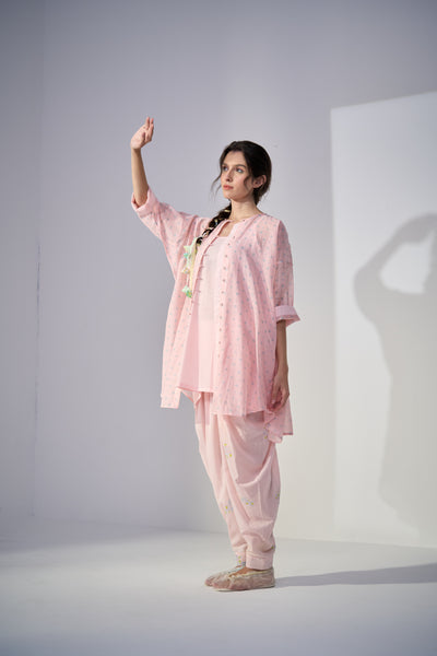 Peony Over Shirt