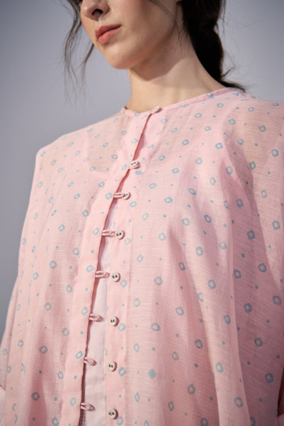 Peony Over Shirt