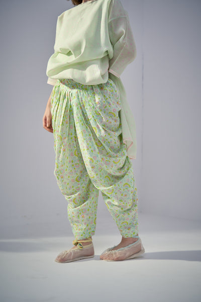 Parakeet Dhoti Pants