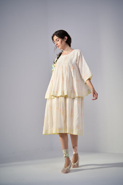 Dove Peasant Top