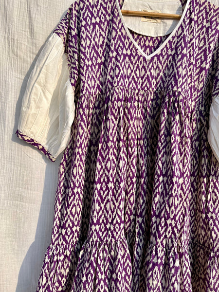 Purple box dress