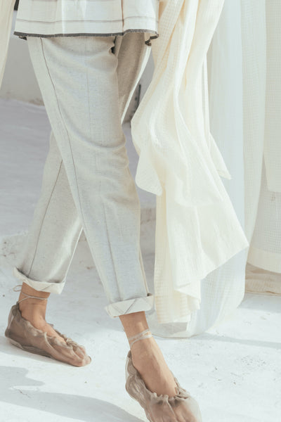 Sky twill pants