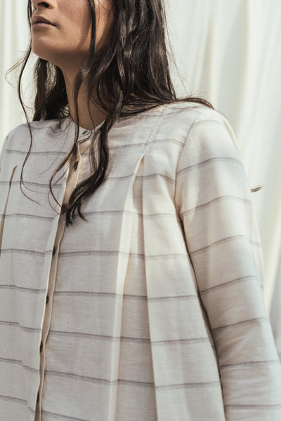 Handwoven stripe shirt