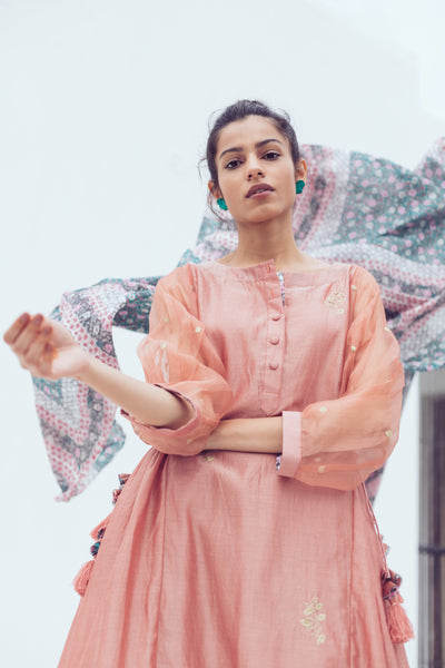 Coral old soul tunic