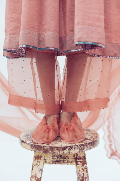 Coral sitara pants