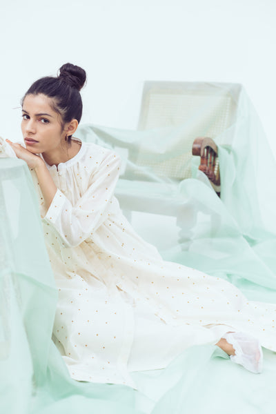 White sitara shirt