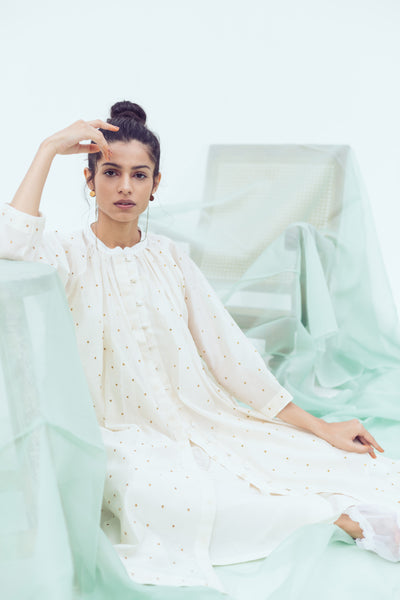 White sitara shirt