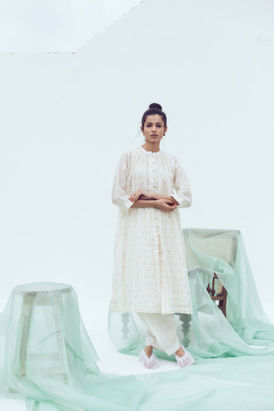White sitara shirt