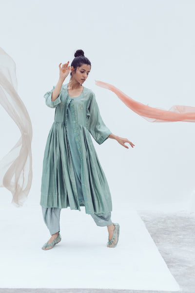 Sage dhoti pants