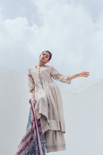 Ash sheer tunic
