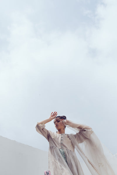 Ash sheer tunic